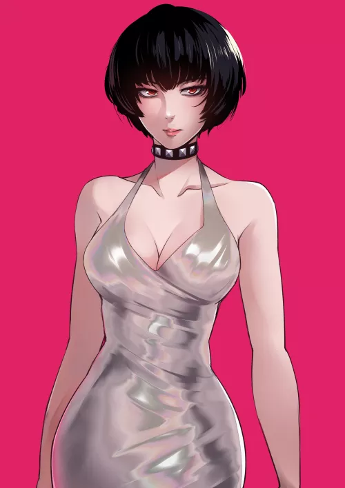 Takemi Tae Silver Dress (blueriest ) [Persona]