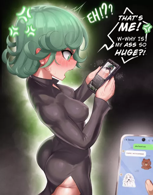 Tatsumaki is surprised (Windmill) [One Punch Man]