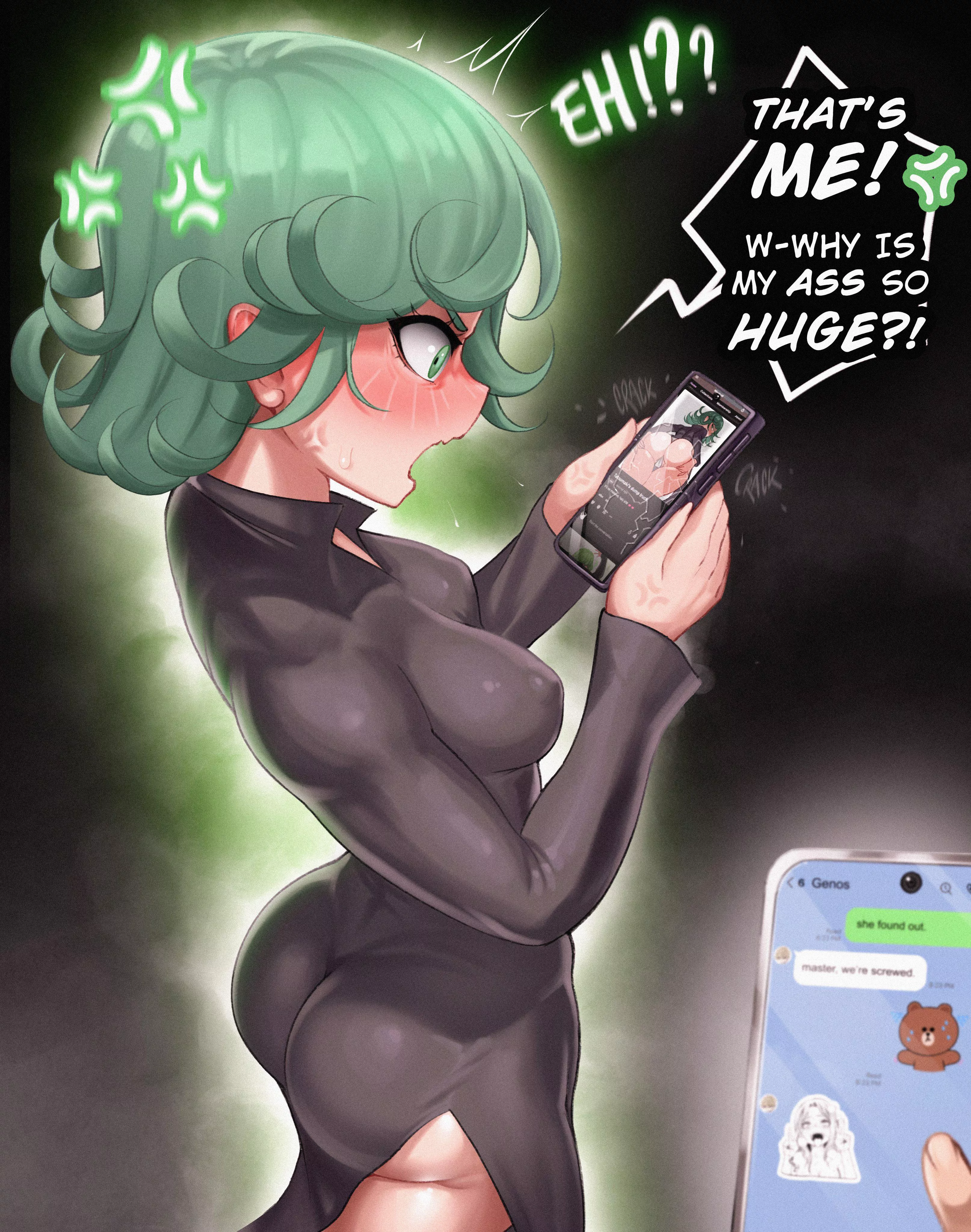 Tatsumaki is surprised (Windmill) [One Punch Man]