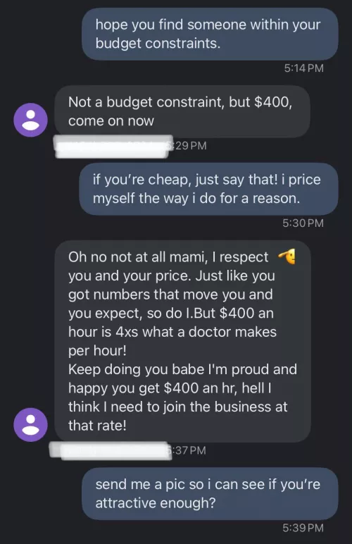 these tricks really think we’re fucking 40 clients a week 