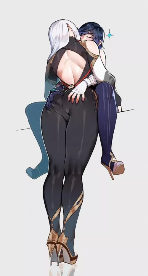 They are so cute together (thiccwithaq)