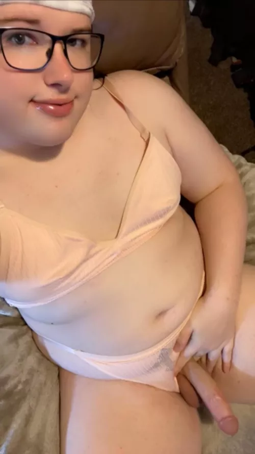 Titties small but that cock ain’t 😈