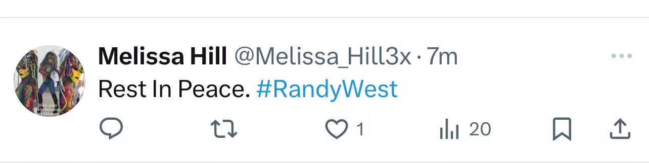 UNCONFIRMED: There is a rumor on X that Randy West has passed away (former porn star Melissa Hill posted this). This is all unconfirmed, but please keep the legend in your prayers  🙏🙏🏿🙏🏻