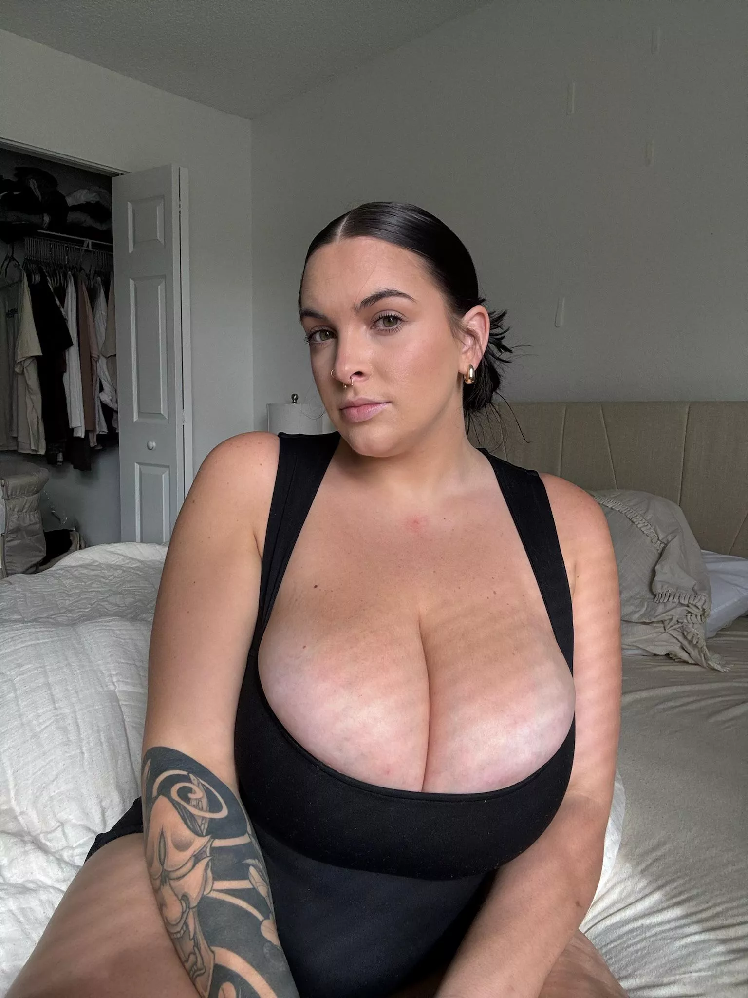 Where are you aiming? Tummy, pussy, or tits