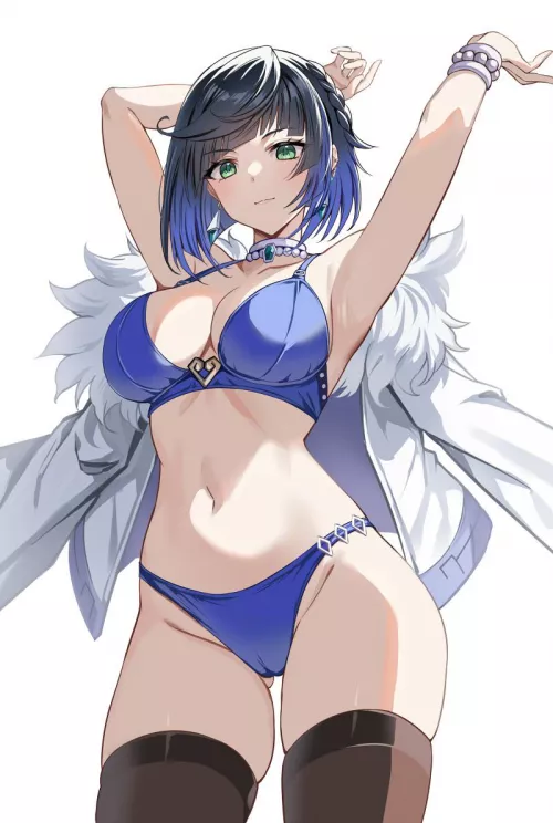 Yelan looking hot (harimoji)