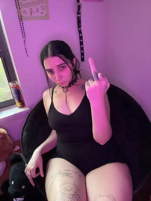 you’re trembling over a simple finger, how pathetic 😂