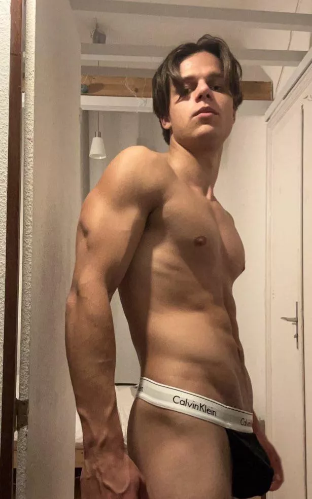 [20]Wanna take my thong off?