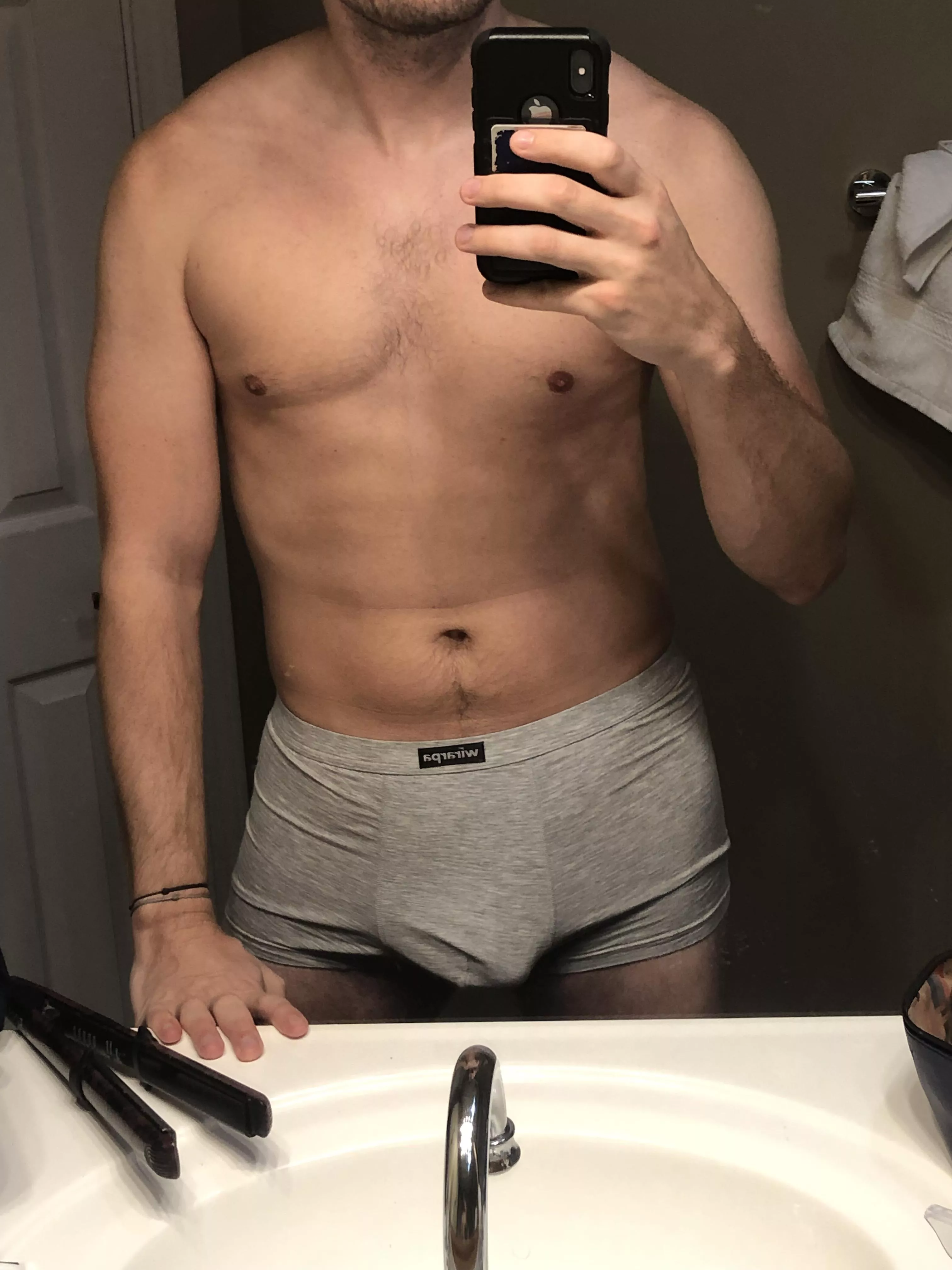 [33] New boxers…I’m going to go see my wife’s reaction 