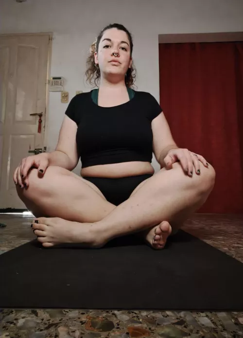 A little bit of night Yoga.