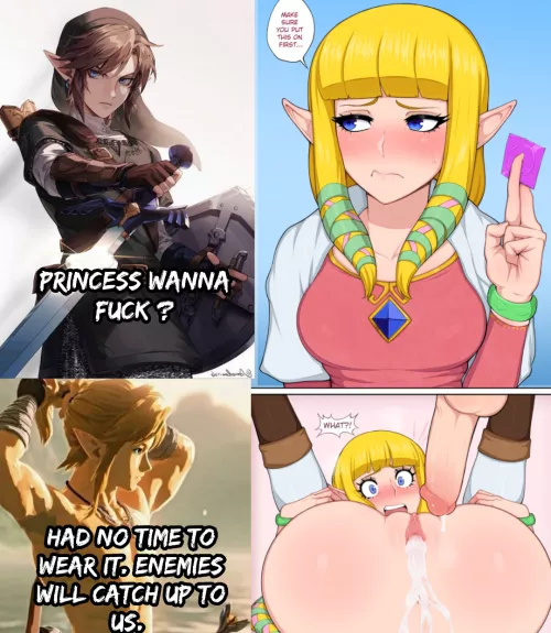 Average Zelda rescue situation 