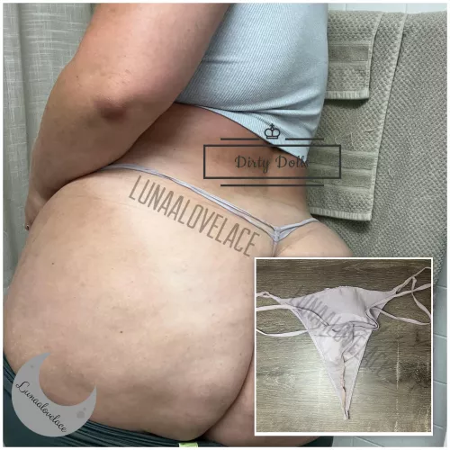 Check out what I have available and ready to ship! 🍑 This G-String has 2 days wear, gym time and LOTS of sweat in it! 💦 Dm to claim or see what else I have! [SELLING][US][PTY]