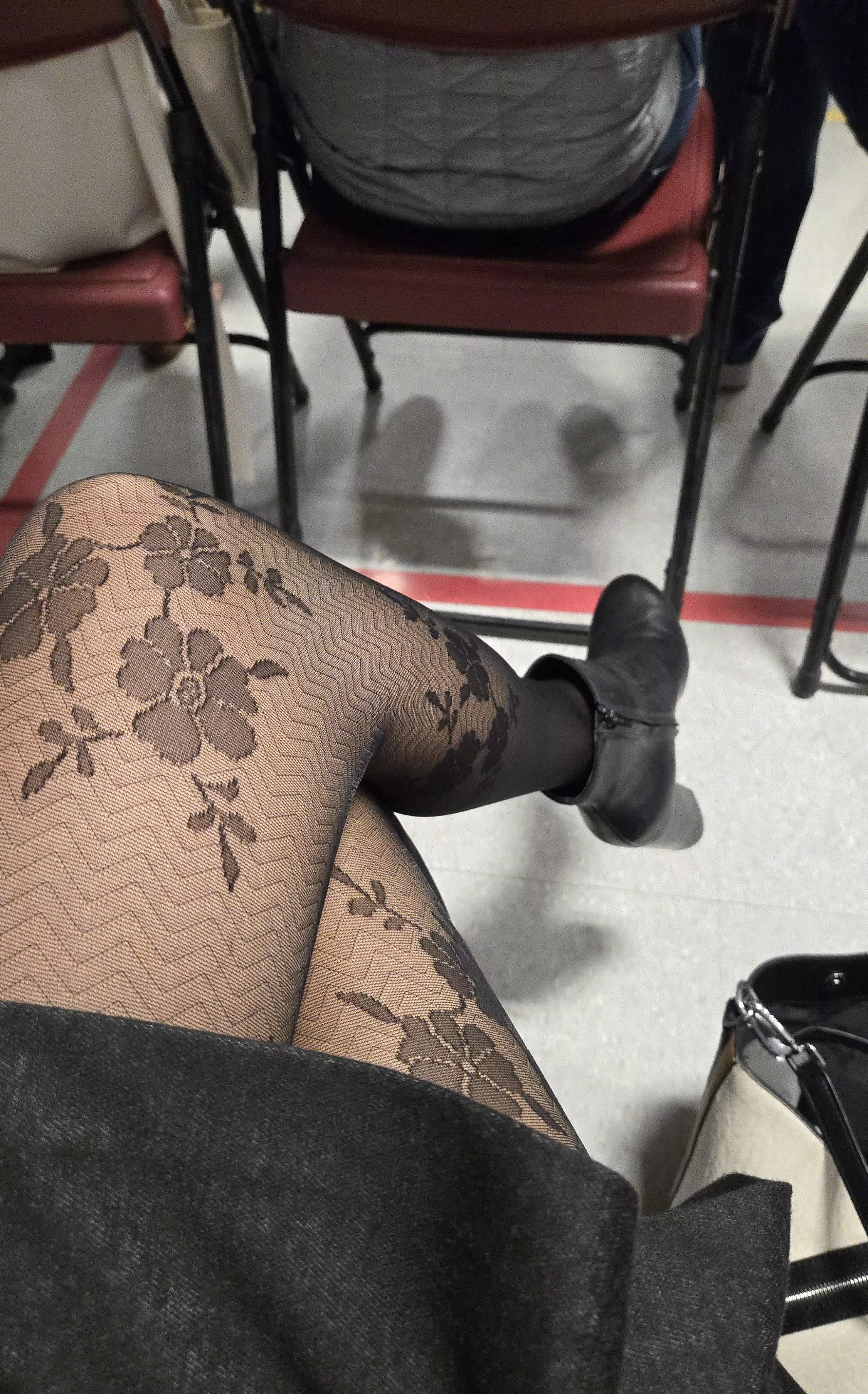 Do you think dad's on the school meeting noticed me