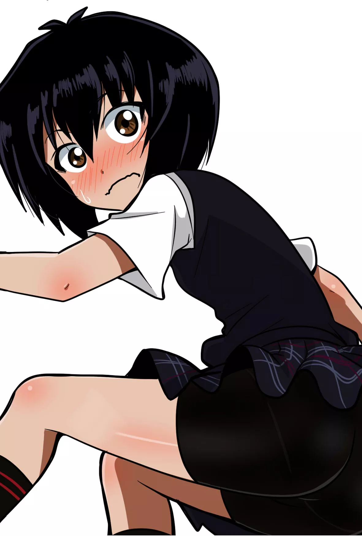 Embarrassed Peni and her cute butt!