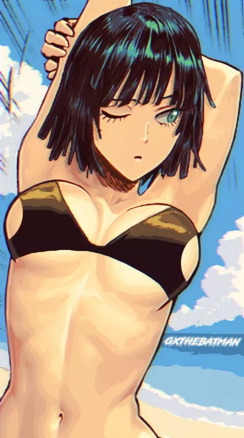 Fubuki stretching [One Punch Man]