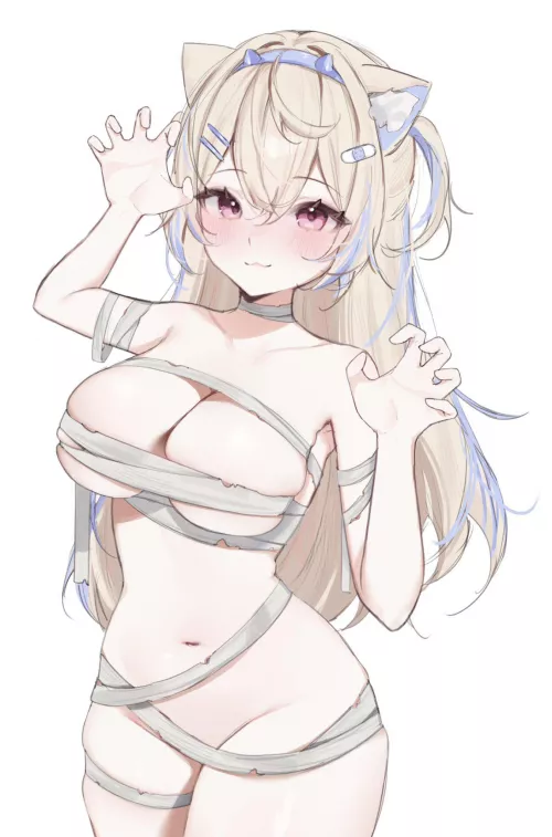 [Fuwawa Abyssgard] Dressed as a mummy