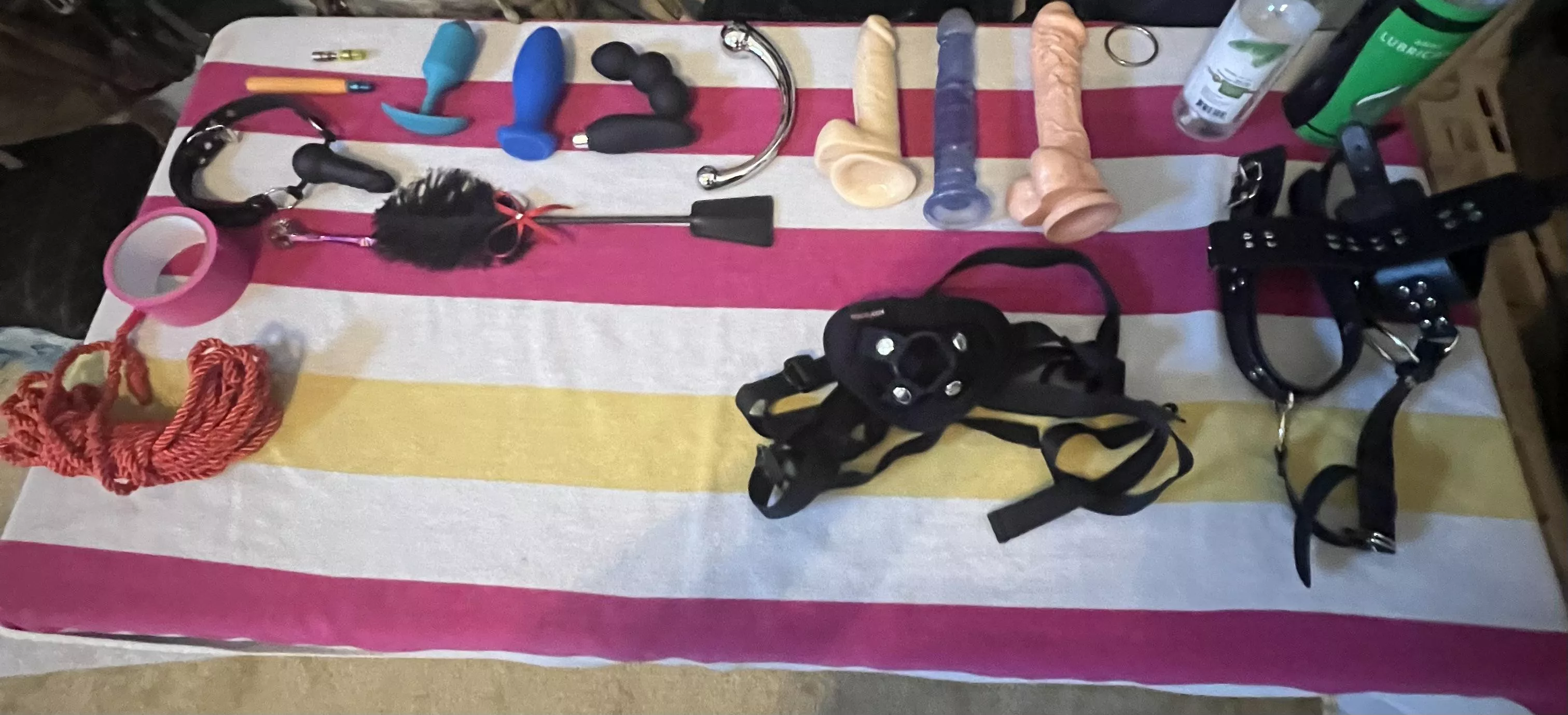 Getting ready for our Dom couple friends to come over 