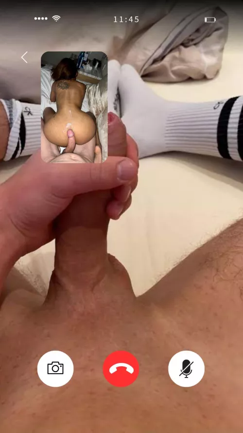 I made my husband watch from home while his friend fucked my little brown pussy in a hotel room. He loves sharing me with his friend circle and I enjoy being stretched out by BWC’s