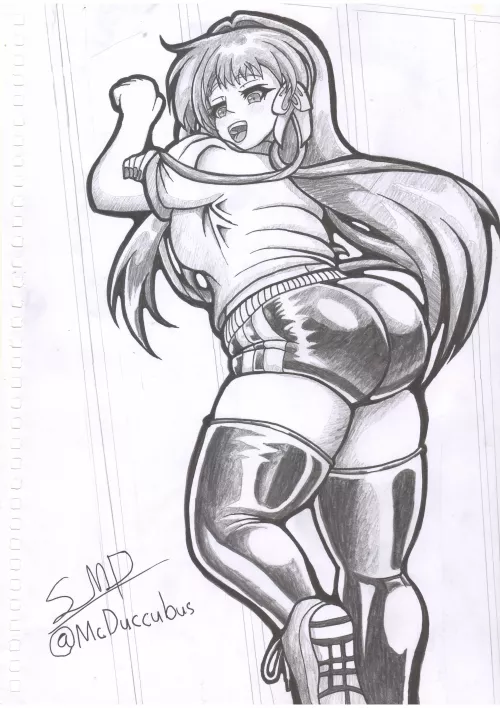  Kyou Fujibayashi in Gyn Bloomers! [Clannad] art by me