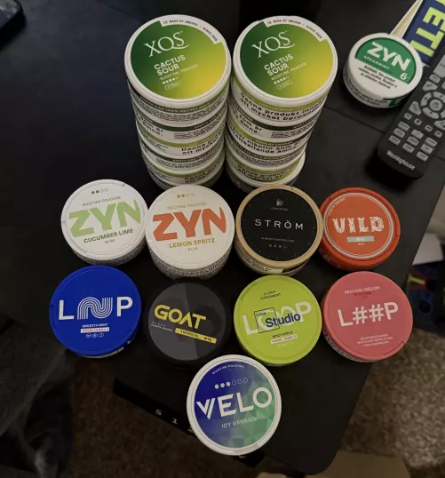 Latest order, XQS Cactus Sour was a hit at work so had to get a bunch, the rest are stuff I wanted to try.