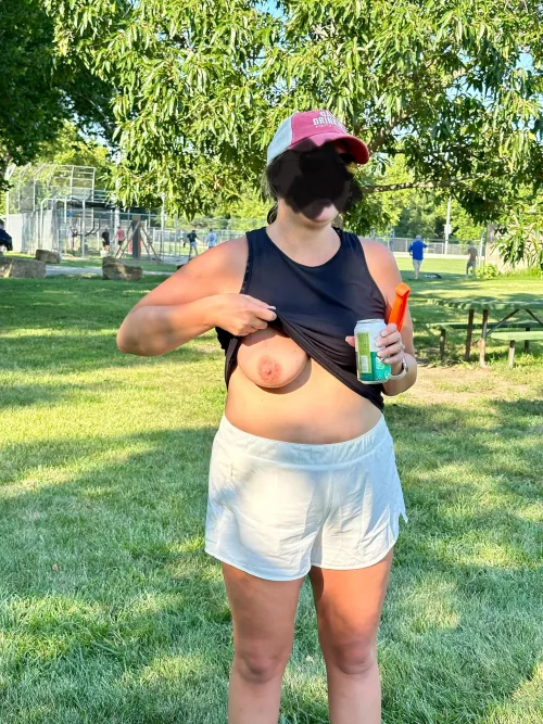 Little park peek a boo !!