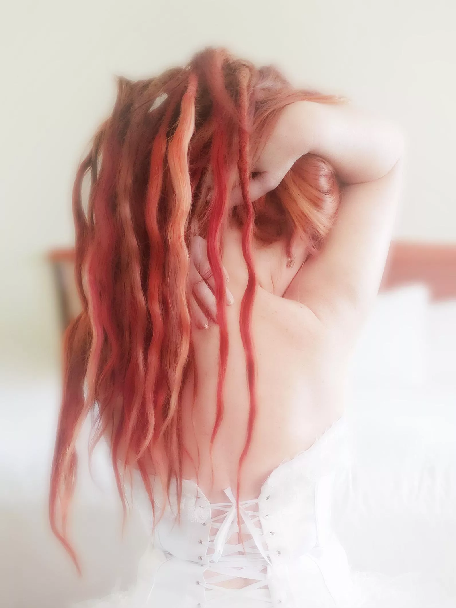 Might put my hair up, it seems to be getting hot in here! 