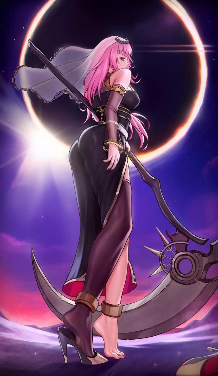 Mori Calliope in a Pretty Dress [Hololive]