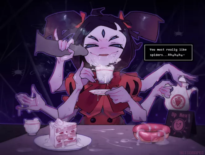 Muffet Gokkun (Sorapoi) [Undertale]