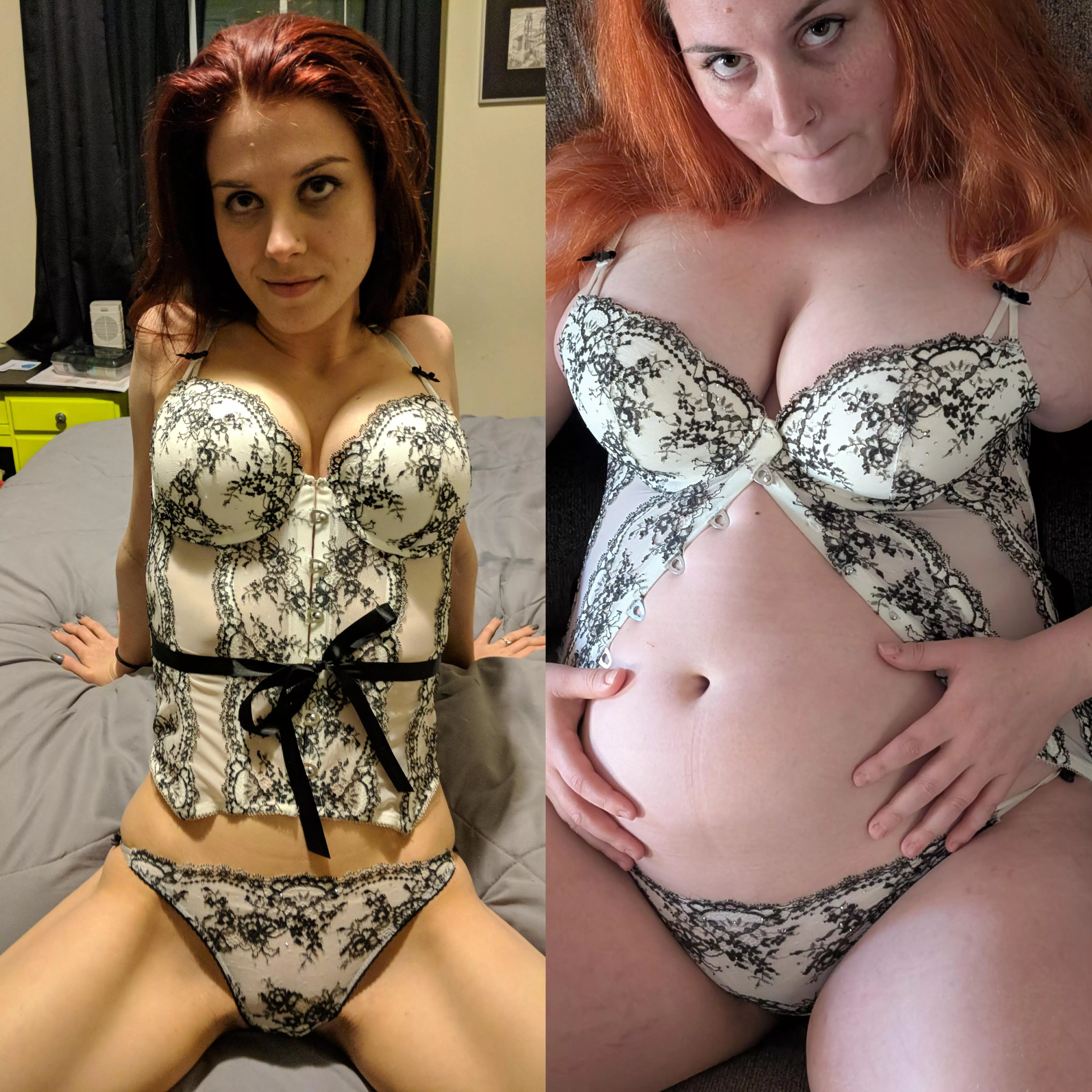 My favorite lingerie officially doesn't fit anymore 😭🥵