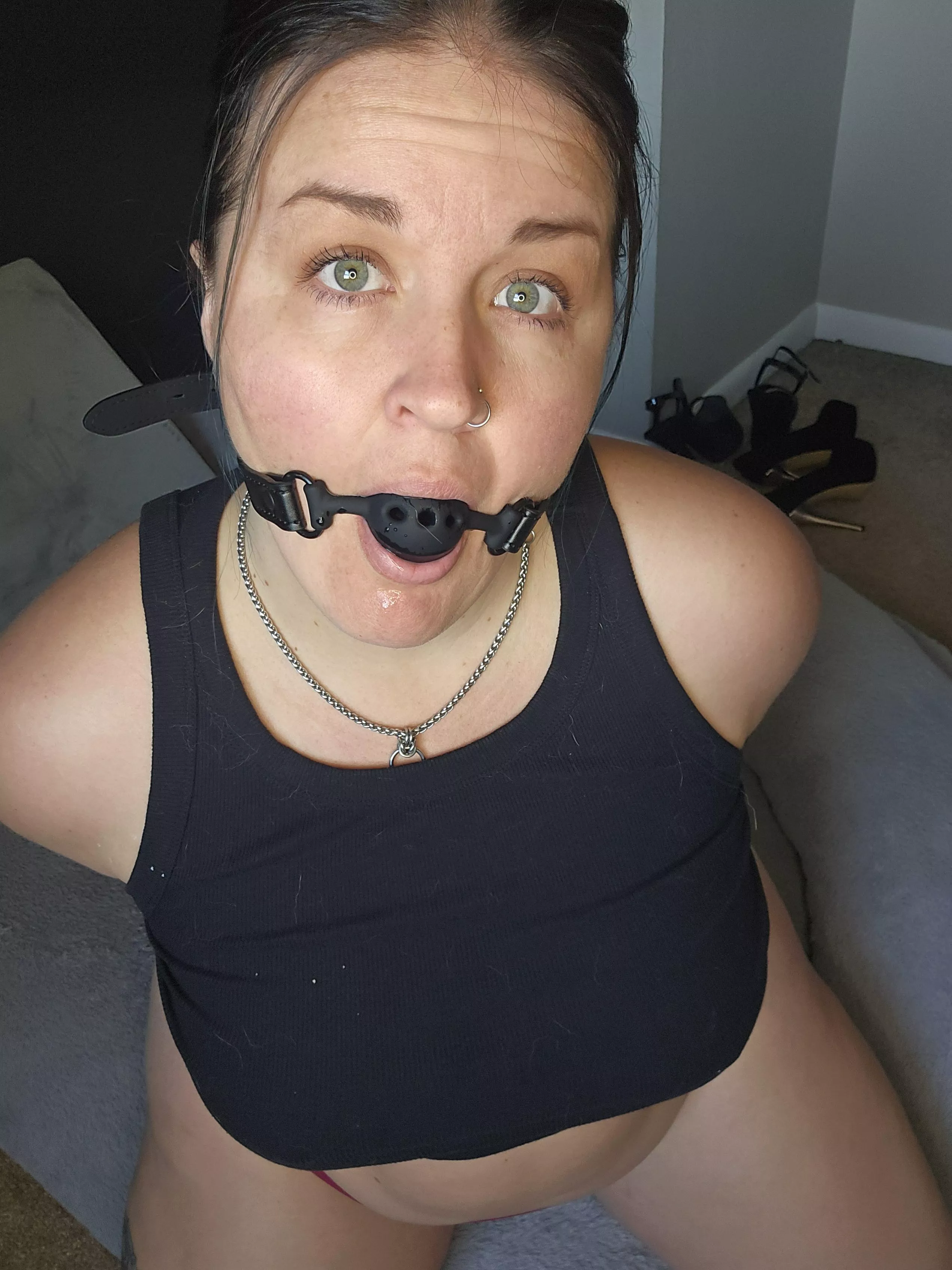 Now all you can hear are my moans 