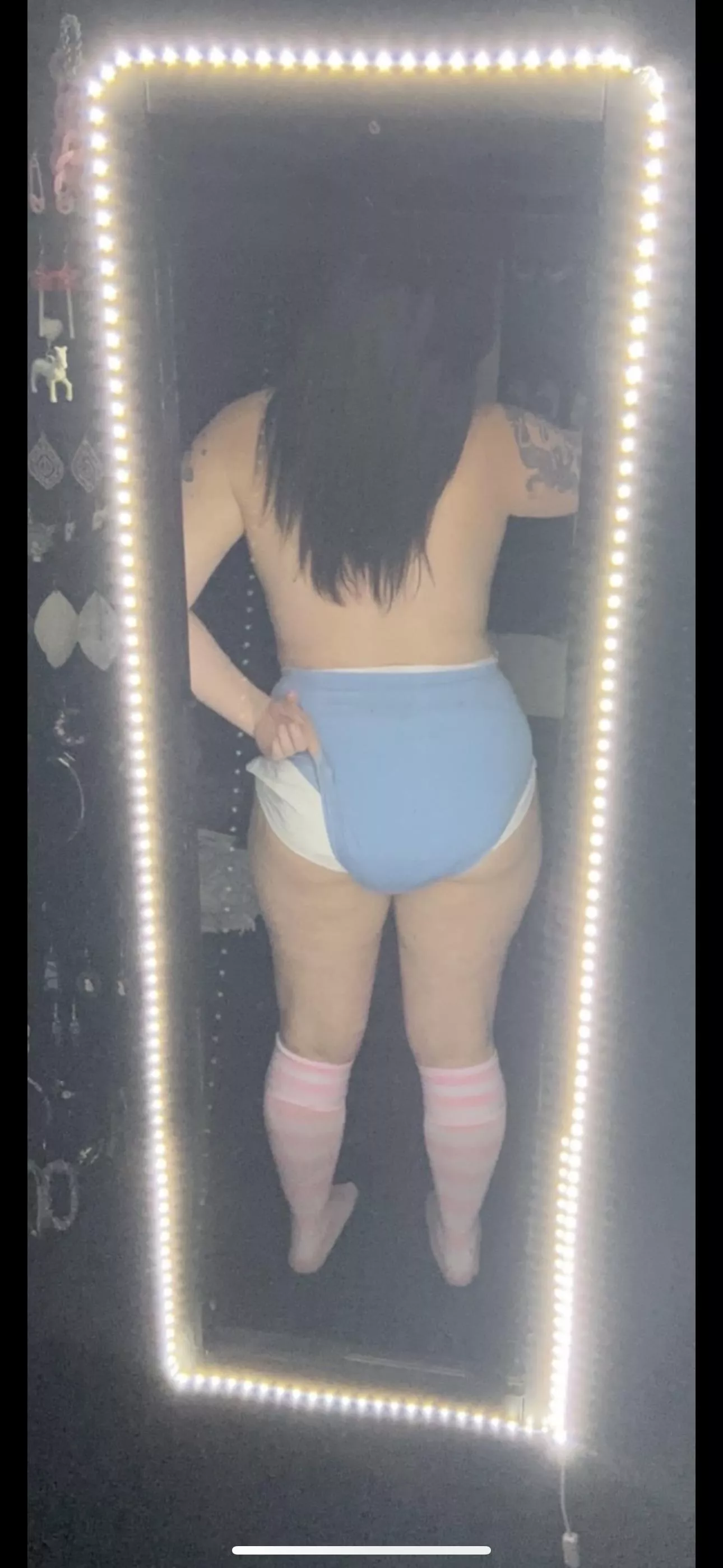 panties over diaper?