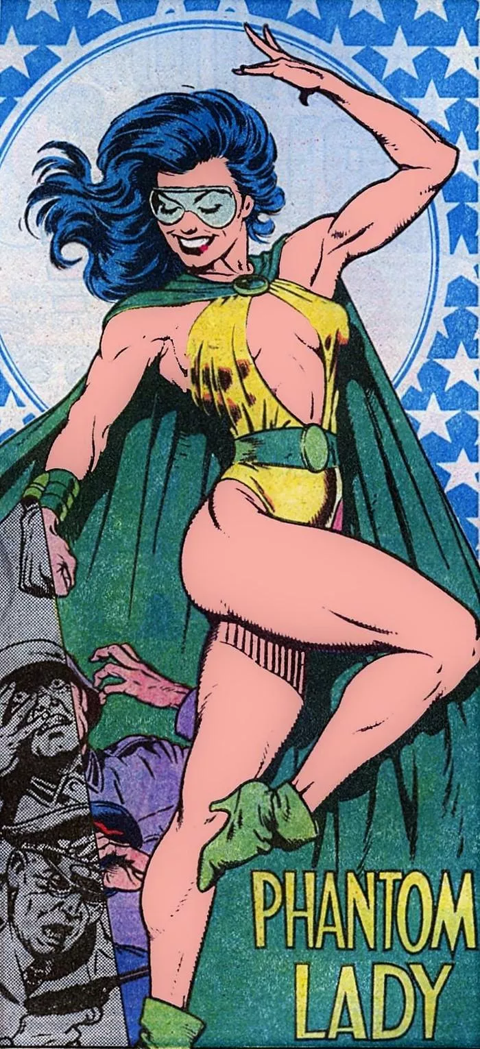 Phantom Lady striking a pose [Who's Who: The Definitive Directory of the DC Universe, #18]