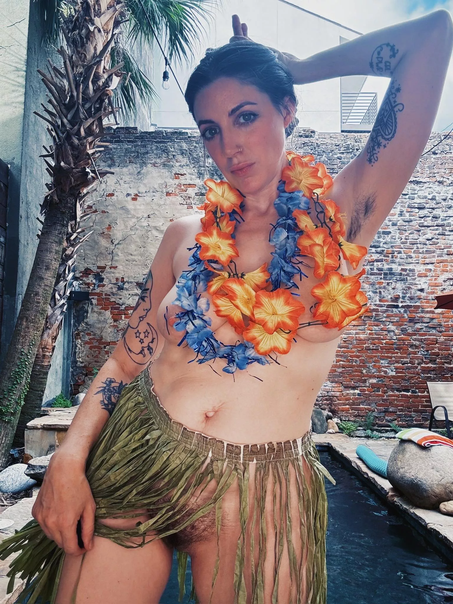 Pool parties are a little more fun when you're hairy