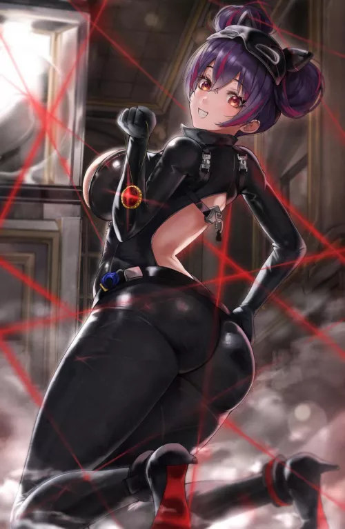 Quency Giving a Cute Smile [Nikke]