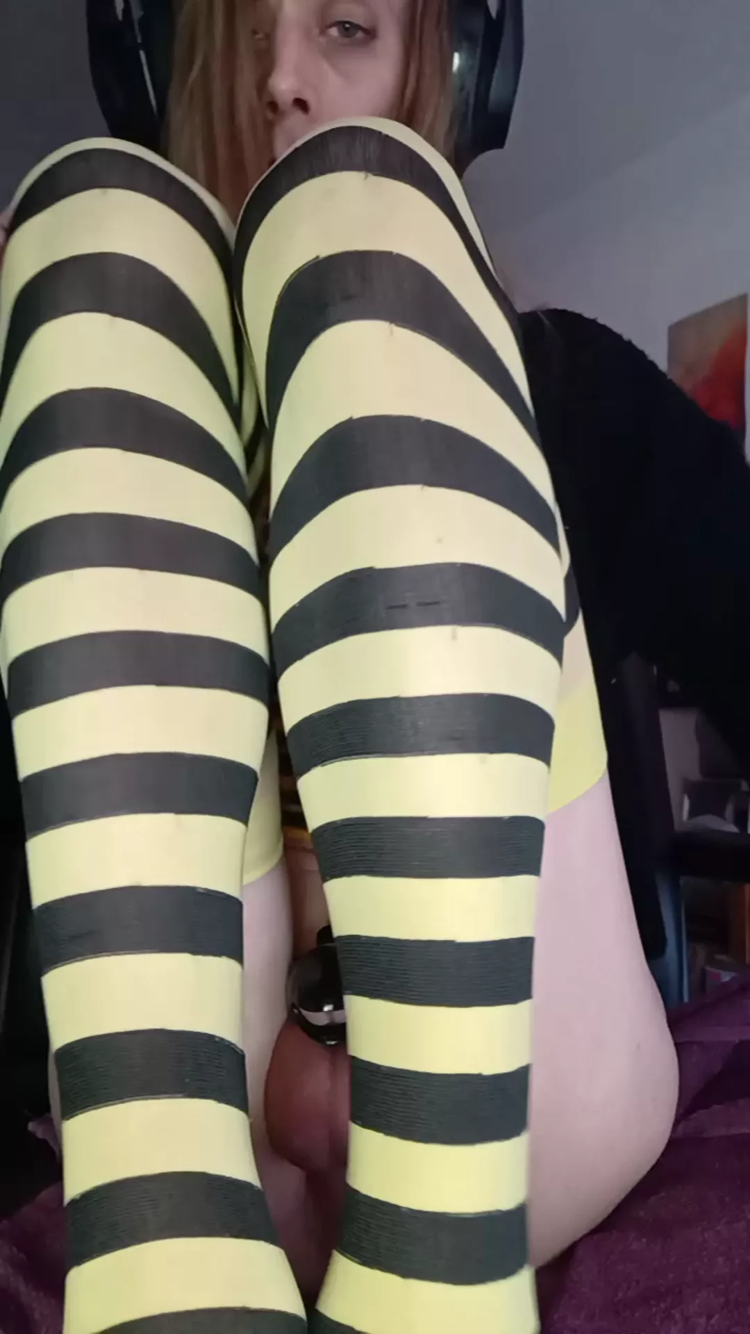 testing my wild bee costume