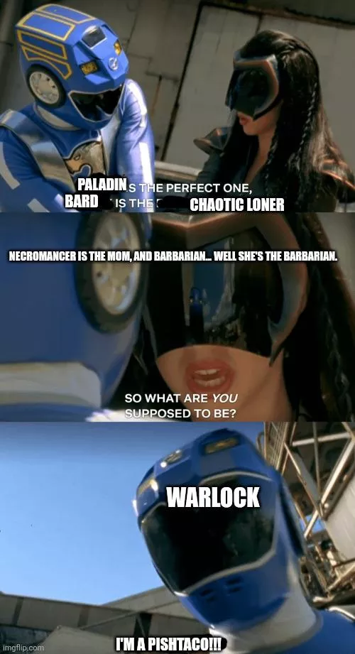 The main five's party dynamic. 