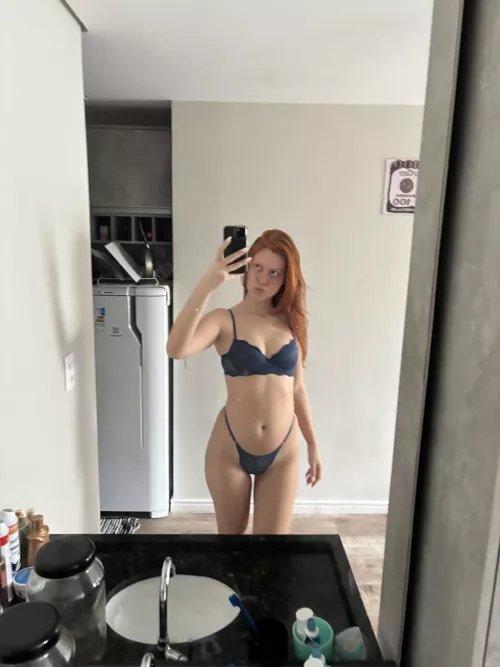 Would you fuck this petite redhead?
