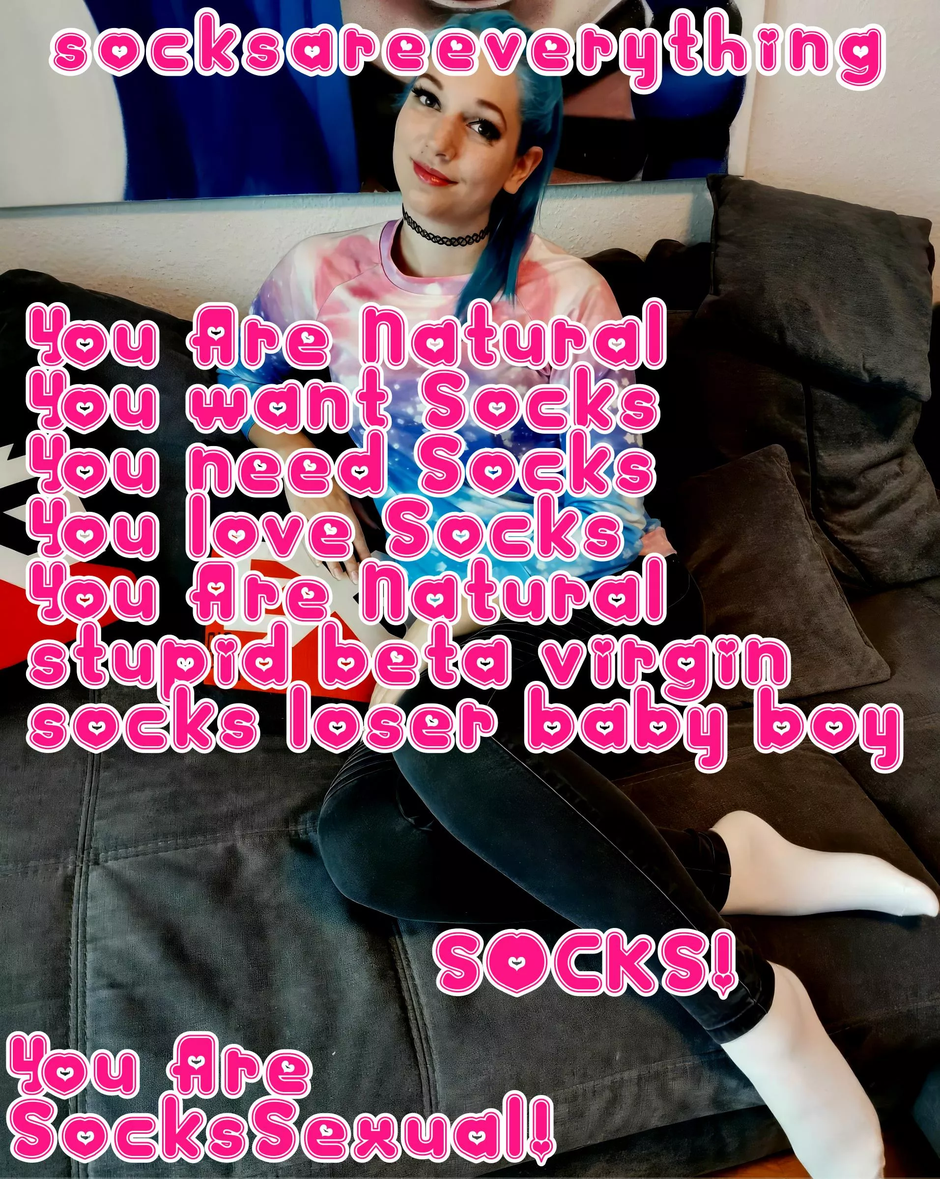 You are natural baby! You want socks, you need socks, you love socks, you are SocksSexual beta!