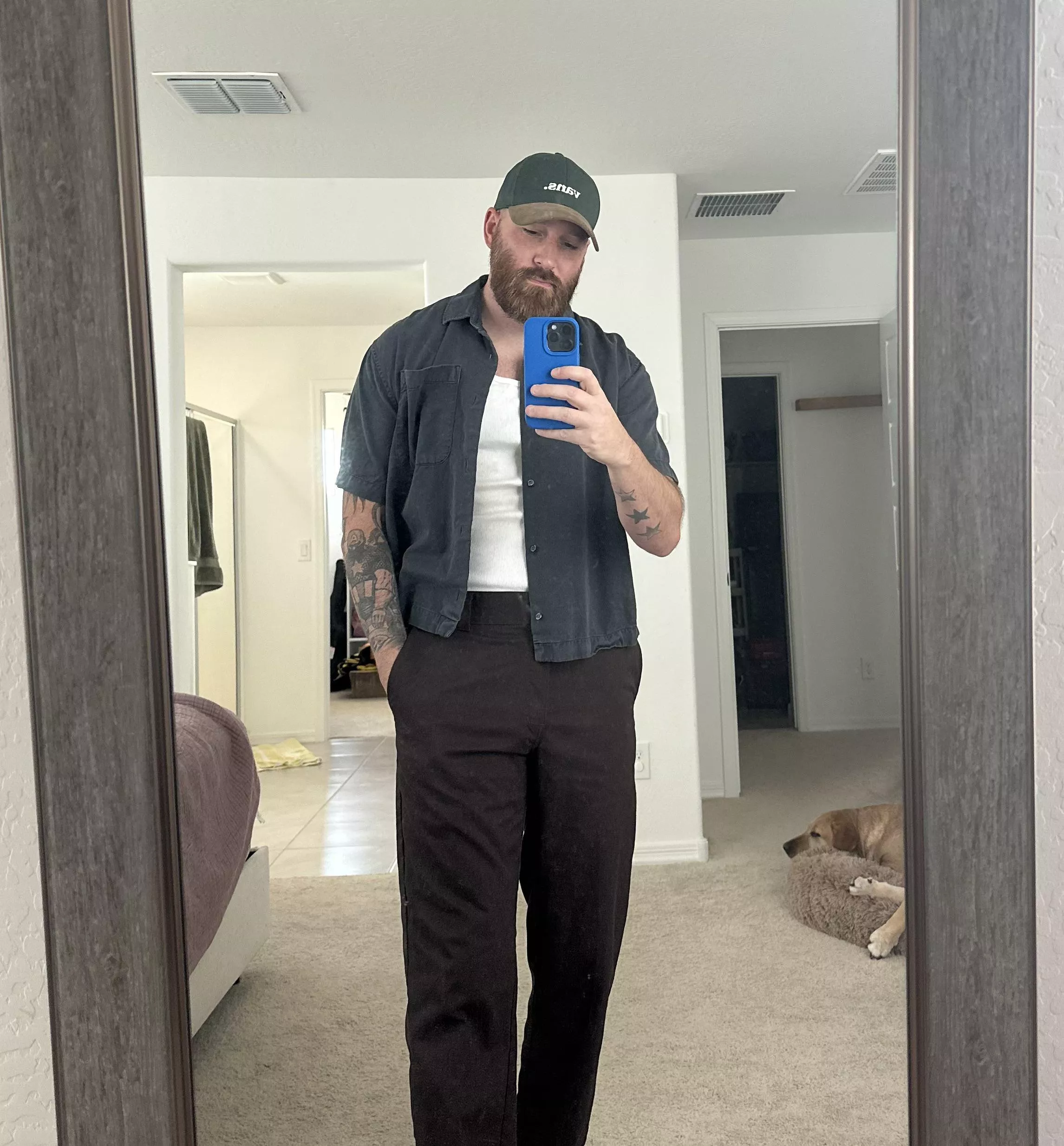 A little encouragement and I might post a nude. Little nervous