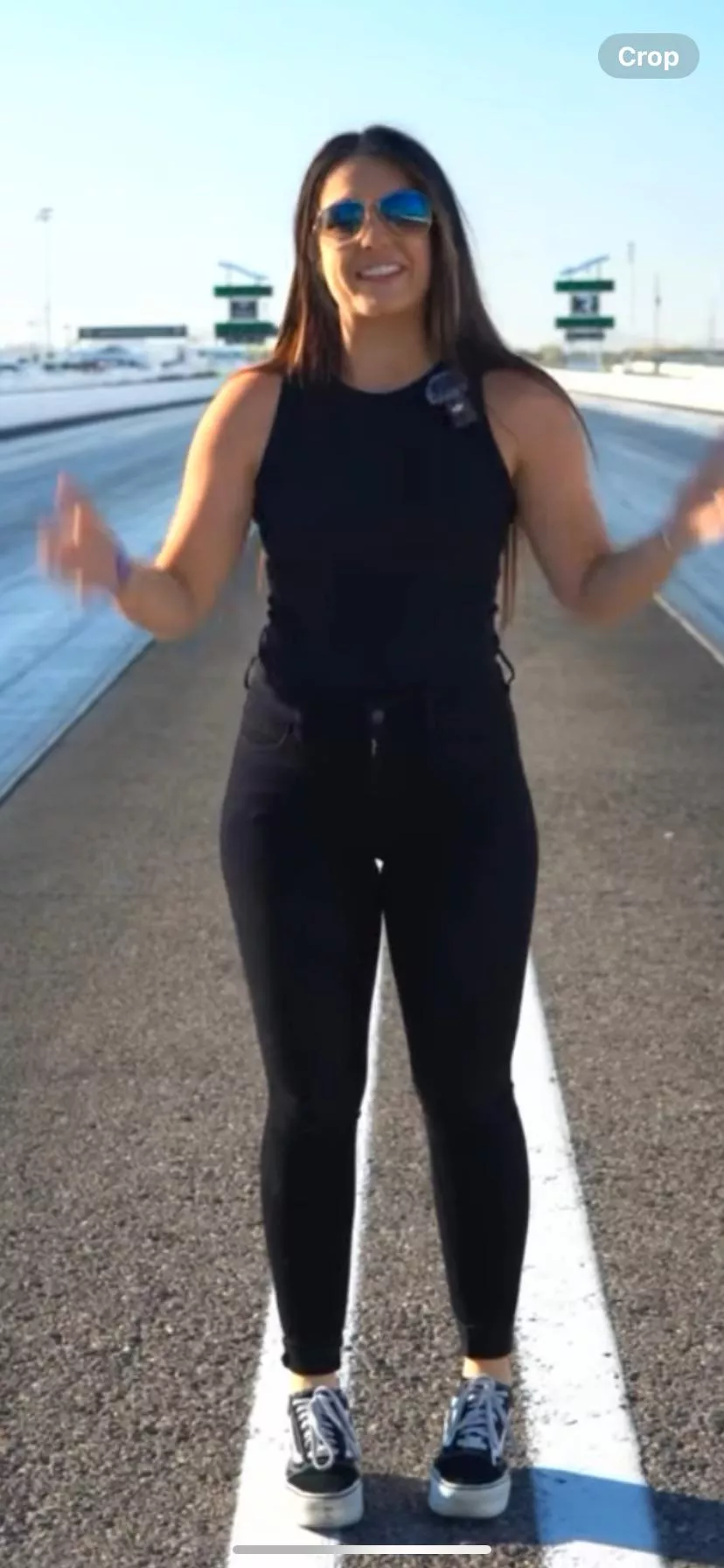 Alex and her tight little thigh gap.. 