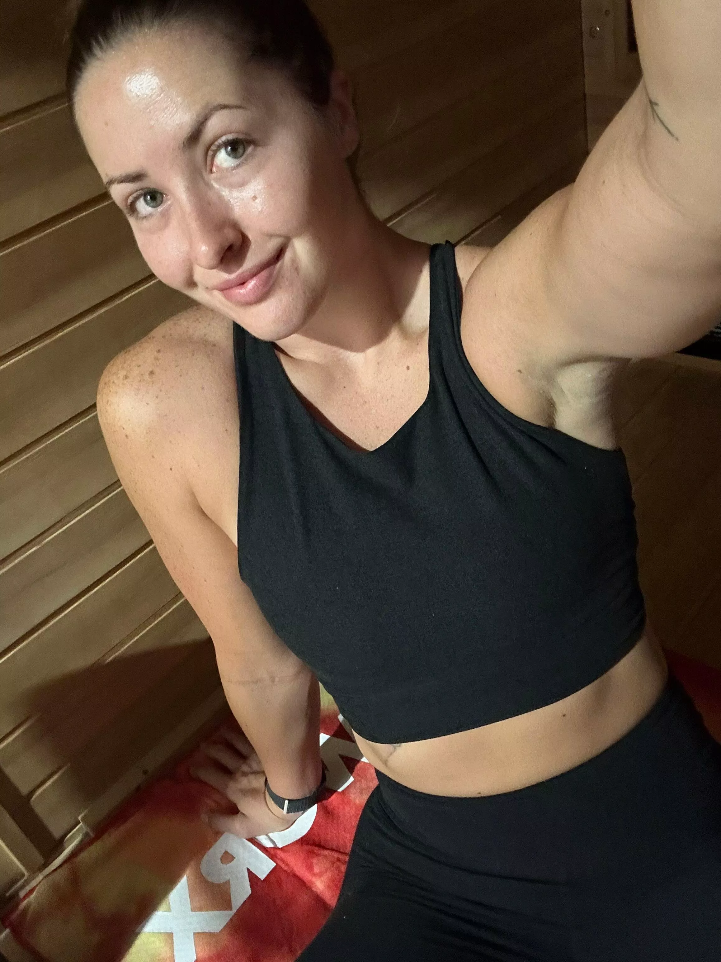 back in the sauna 🥵