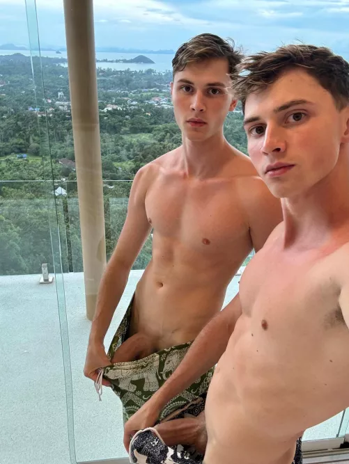 Cute twins are horny 