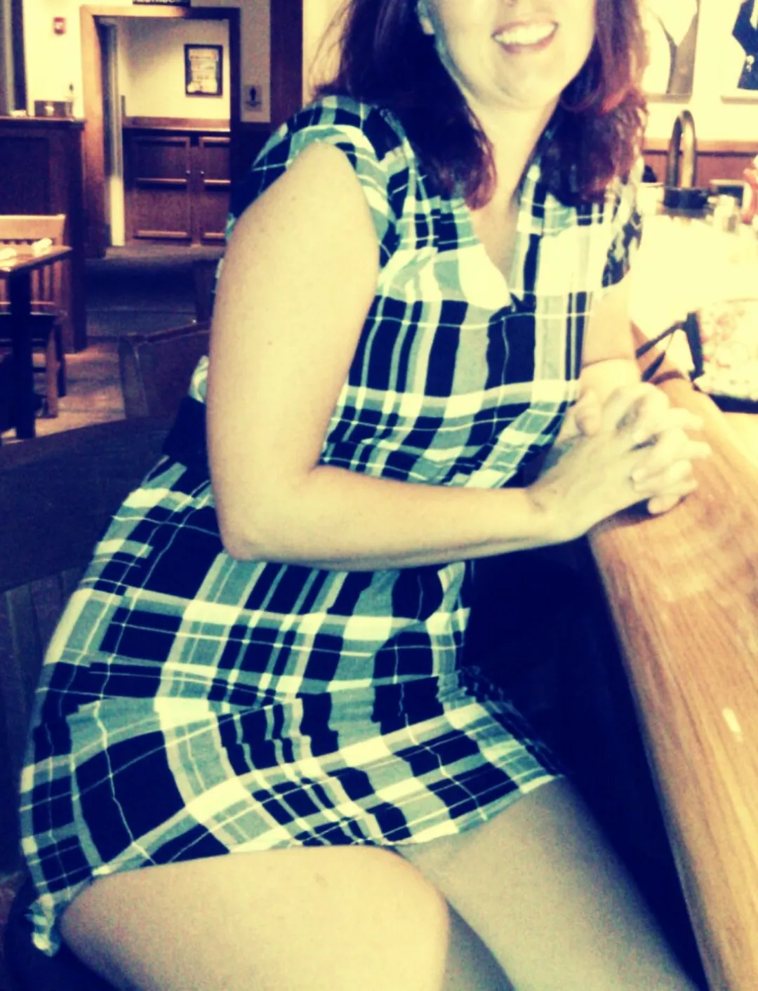 Do you think anyone noticed, I didn't have anything on underneath?