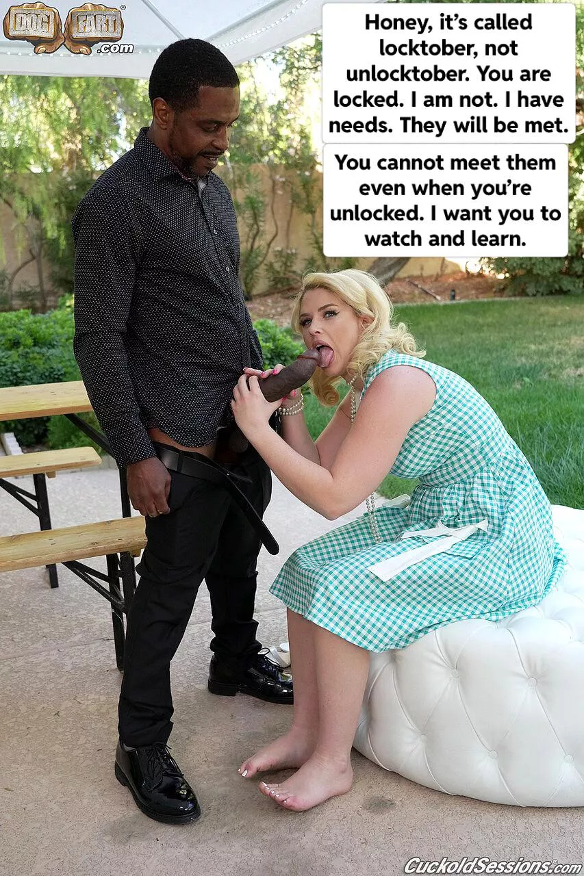 Even though she was a stay at home wife, she still wore the proverbial pants. You asked for chastity, now it’s time to embrace what that means. 