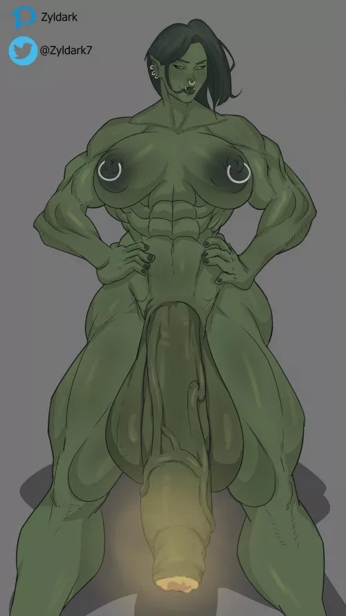 Fit Futa waiting for you to clean her