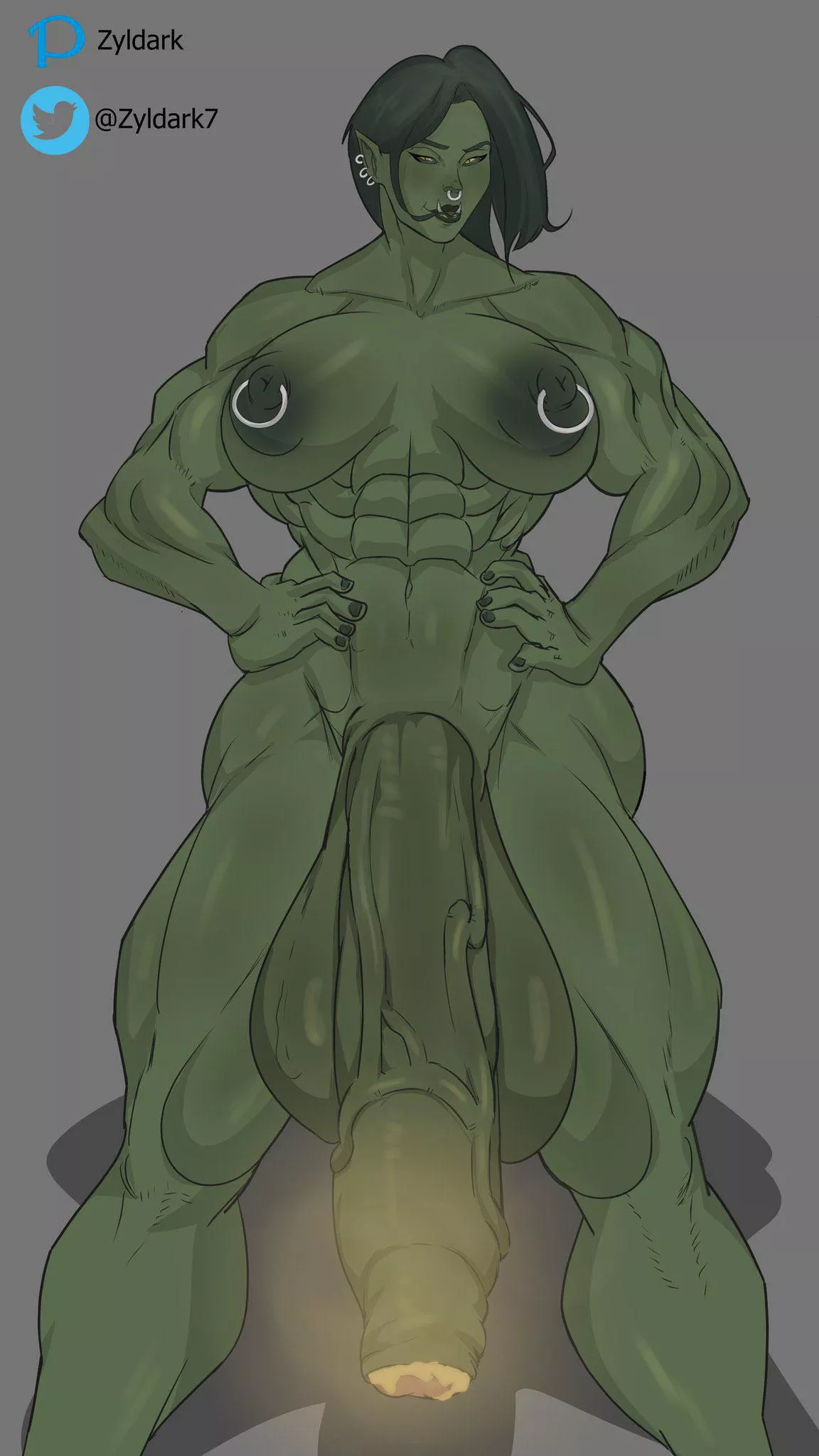 Fit Futa waiting for you to clean her