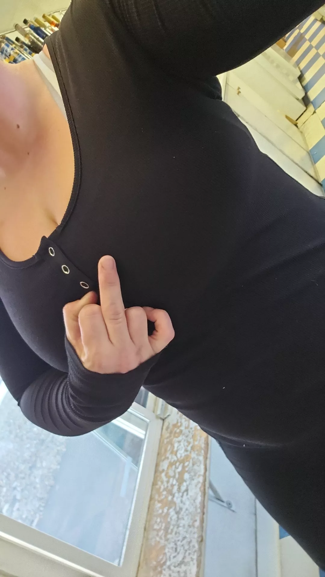 Foul mood, you get the finger 