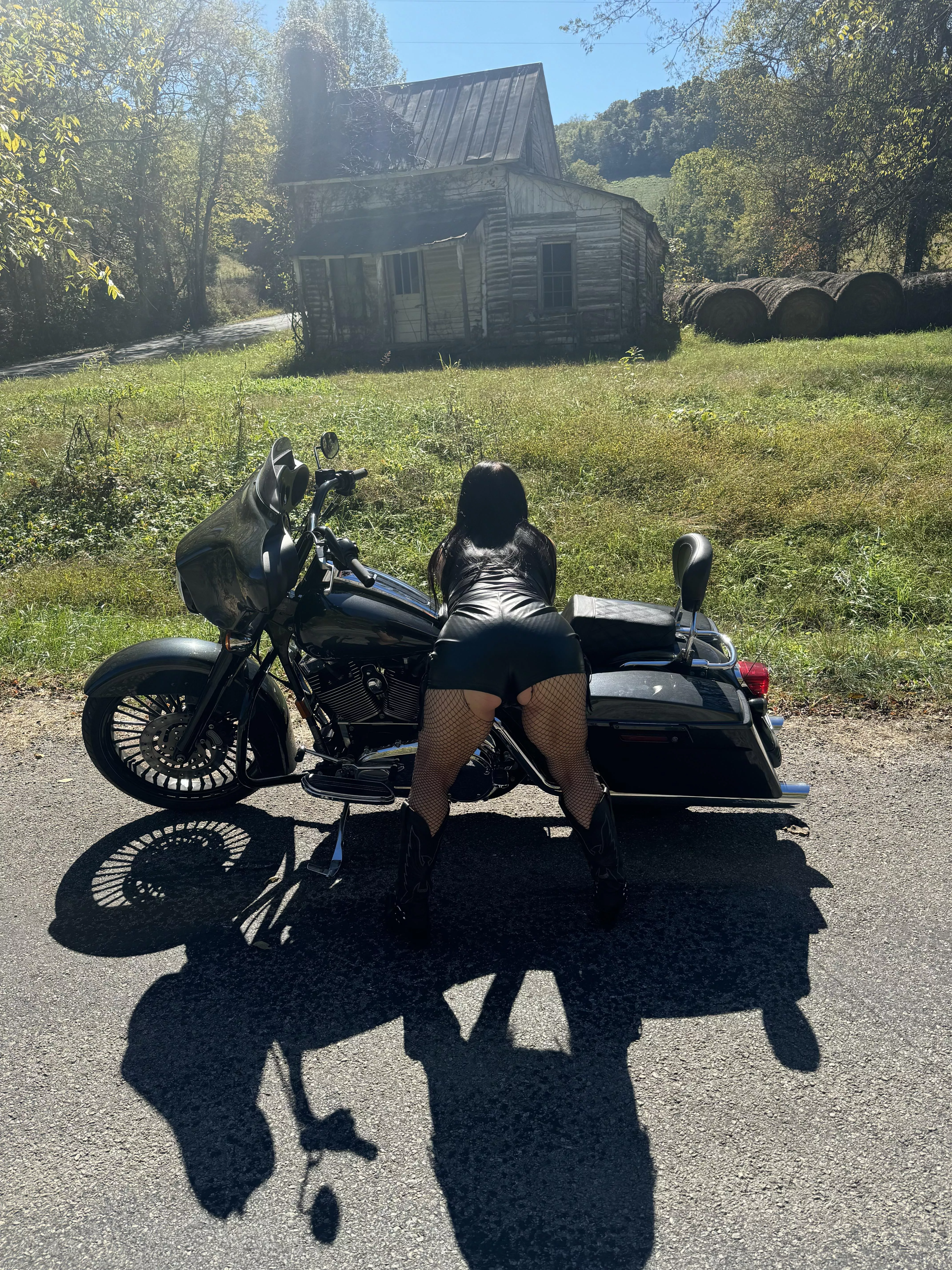 G rated (for us) out for a ride through the countryside! 