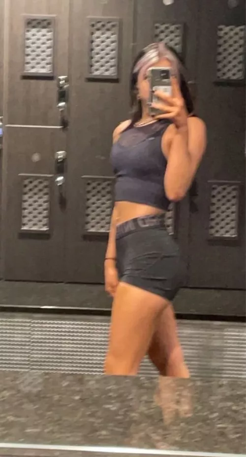 Gym selfie