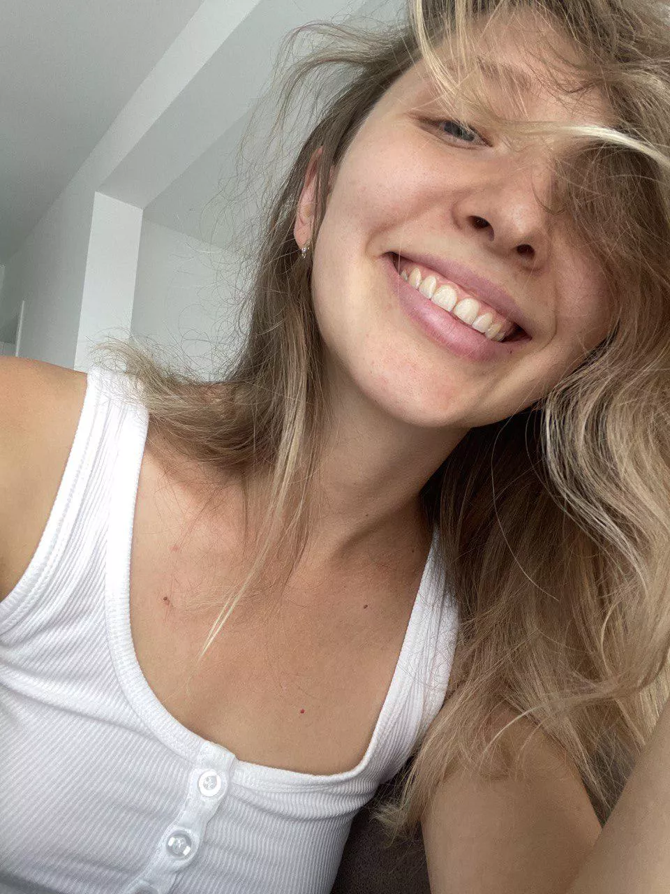 I am really happy and smiling today