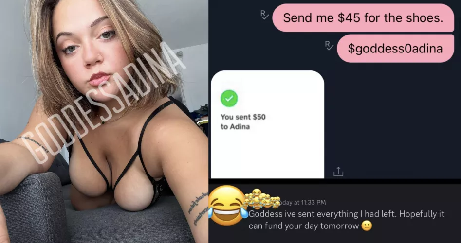 I know you lurk. Thinking you can stay hidden and resist the urges. I know you want nothing more than to send me every last dollar you made this week. I’ll see you in my DMs 💋 